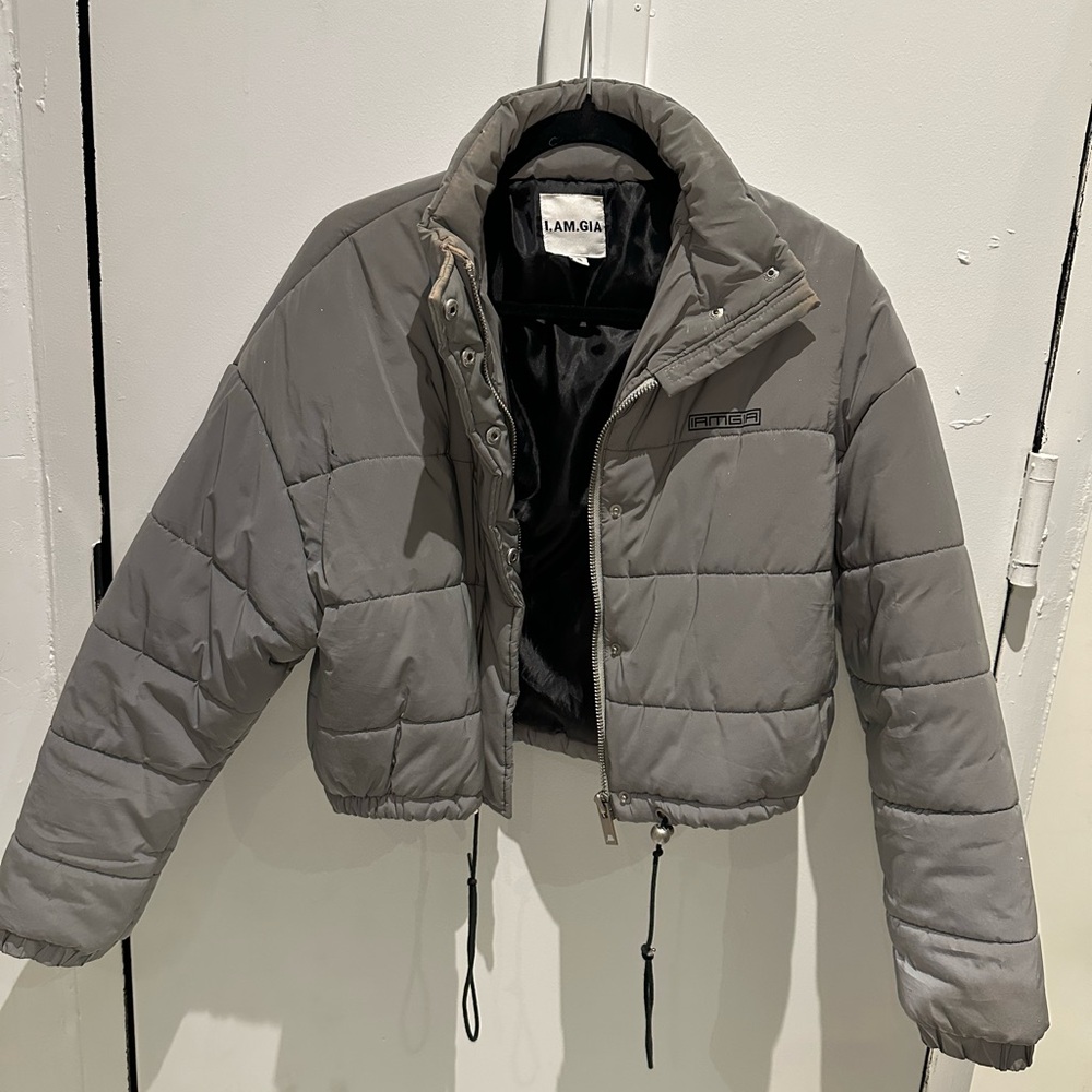 I.AM.GIA Silver Reflective Puffer Jacket - Picture 3 of 7